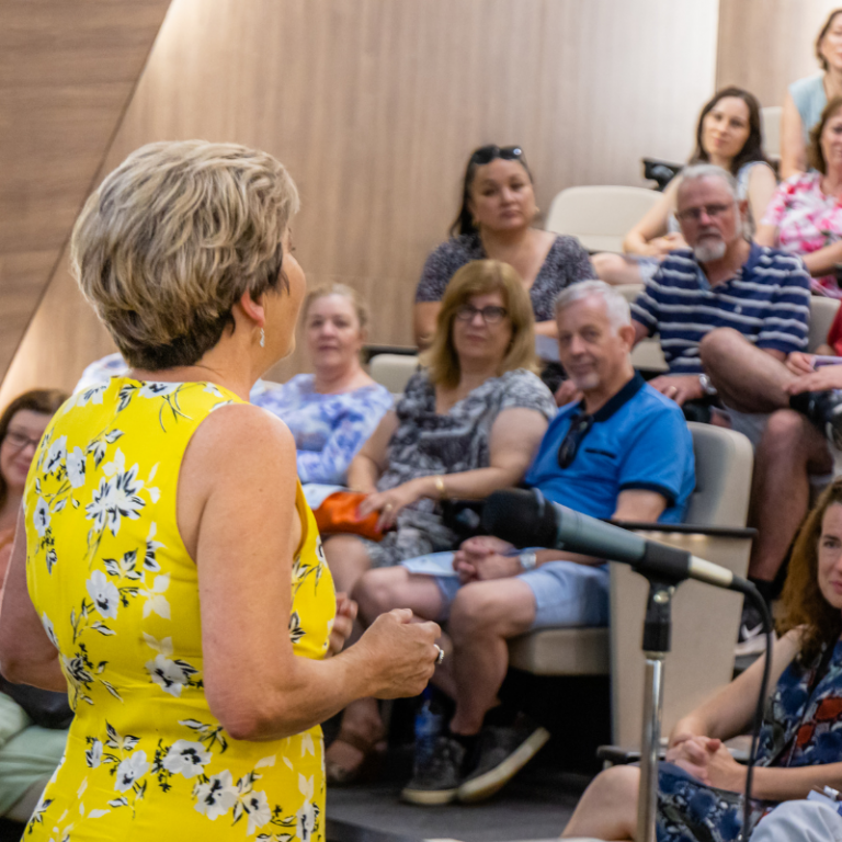 Book launch of a Blind heart transplant recipient