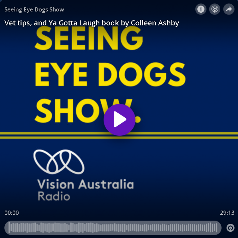 Seeing Eye Dogs Show